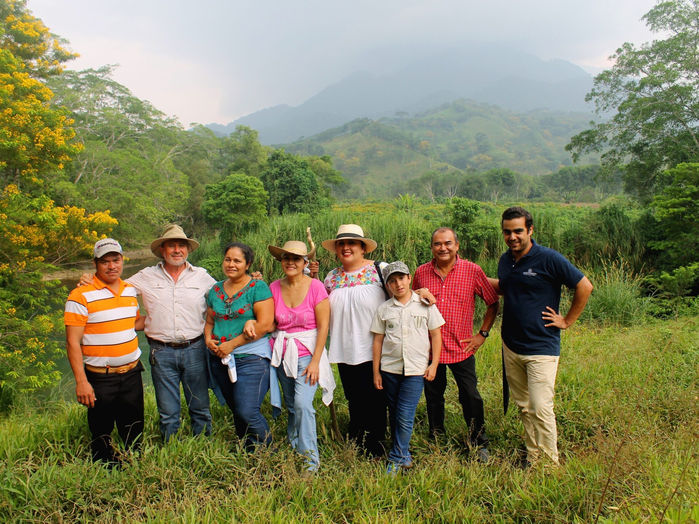 Farmer aus dem Kakaoanbauprojekt in Mexiko