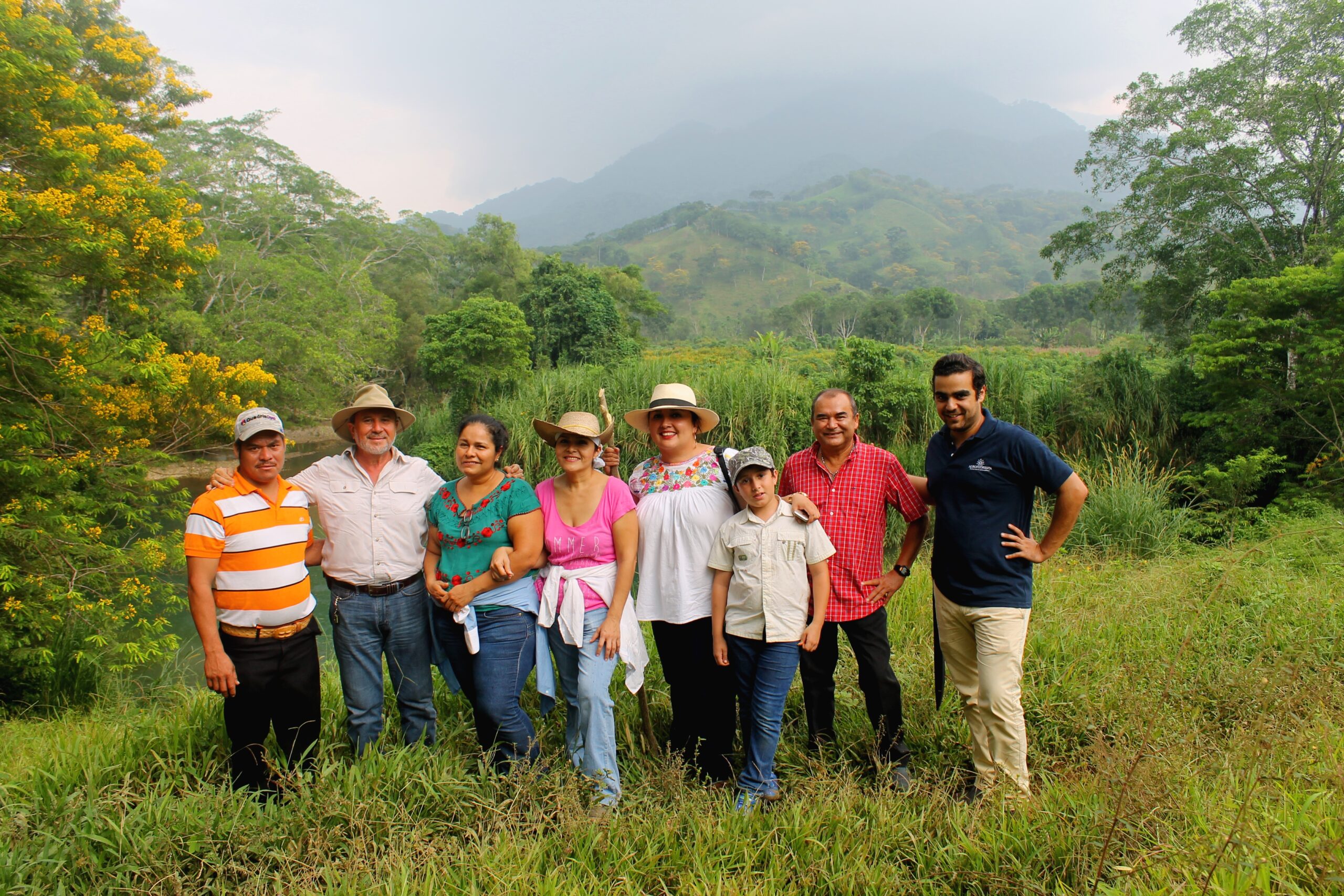 Farmer aus dem Kakaoanbauprojekt in Mexiko